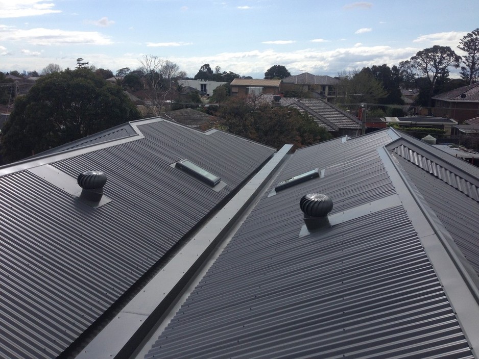 New Colorbond roof installation
